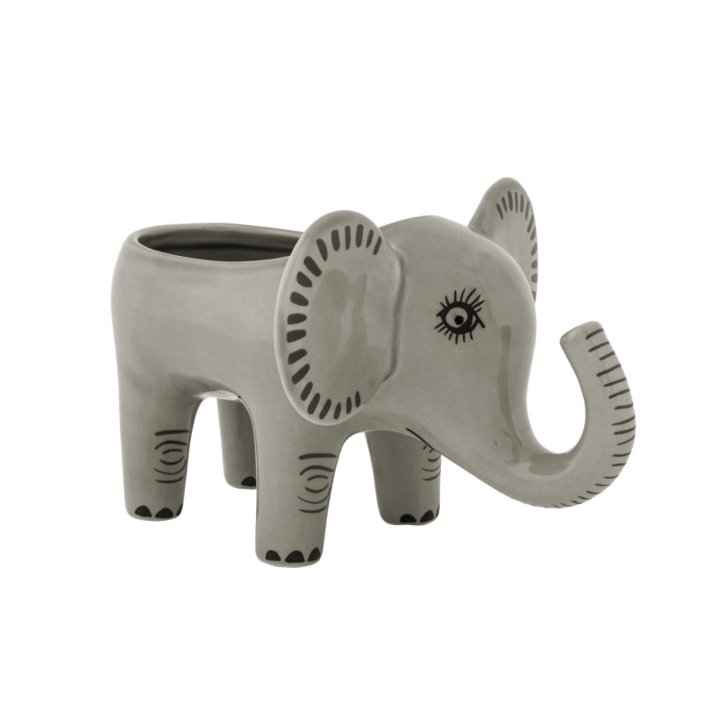 Thumbnail of Handmade Ceramic Elephant Planter image