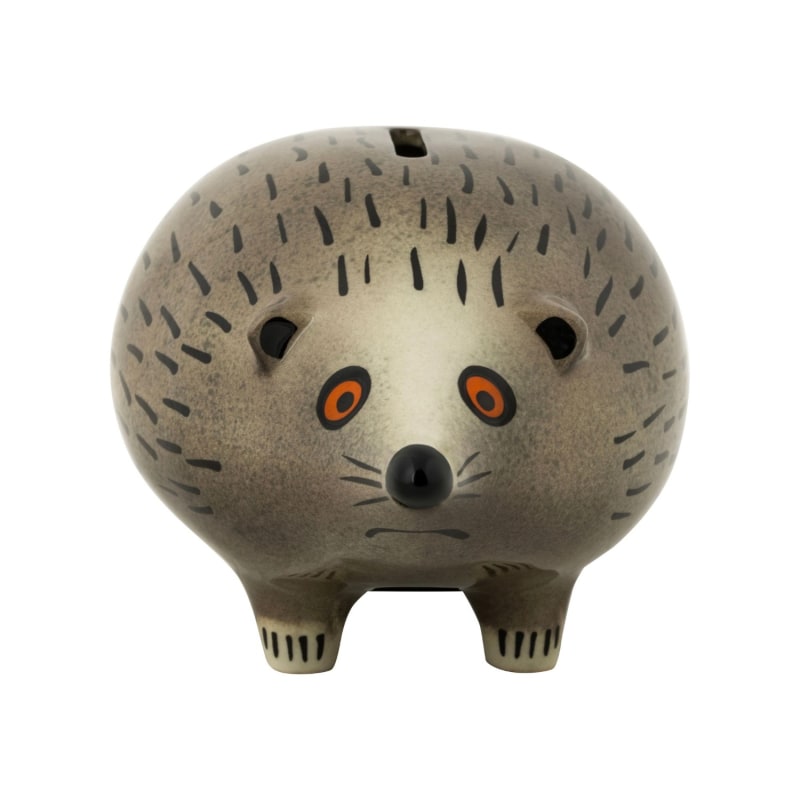 Thumbnail of Handmade Ceramic Hedgehog Money Box image