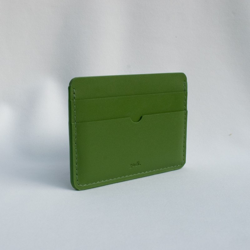 Thumbnail of Handmade Leather Card Case - Fern Green image