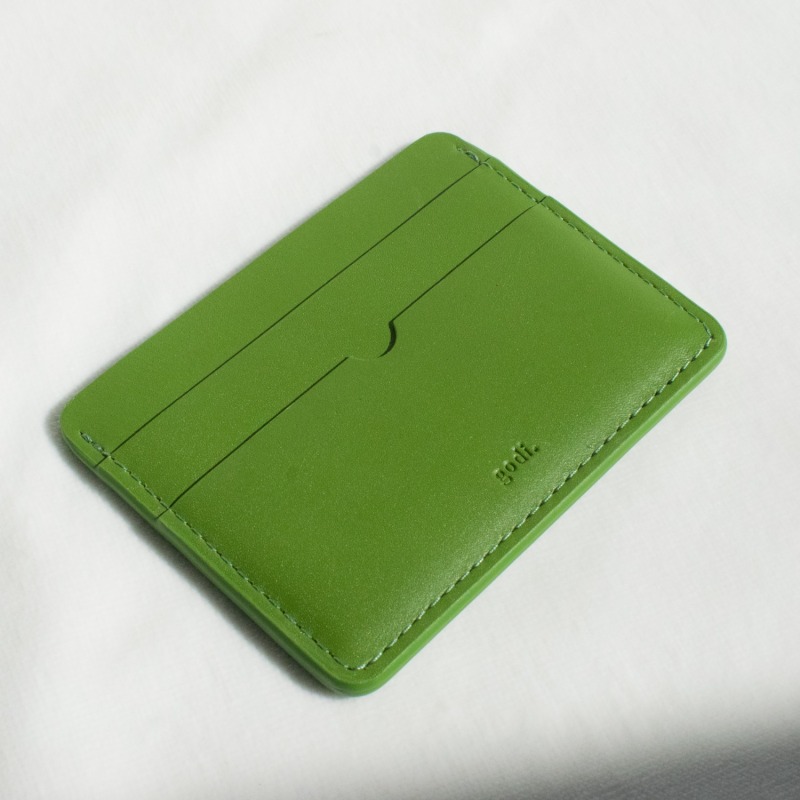 Thumbnail of Handmade Leather Card Case - Fern Green image