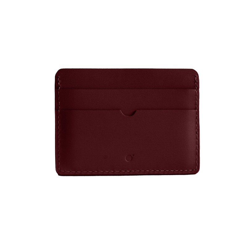 Thumbnail of Handmade Leather Card Case - Oxblood image