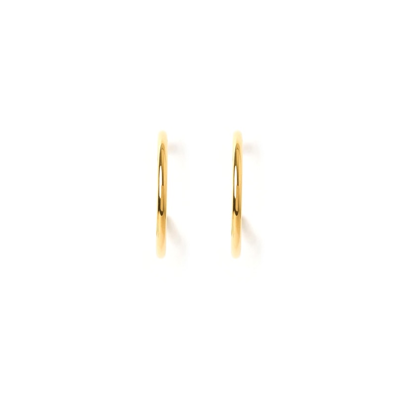 Thumbnail of Harper Hoop Earrings - Gold image