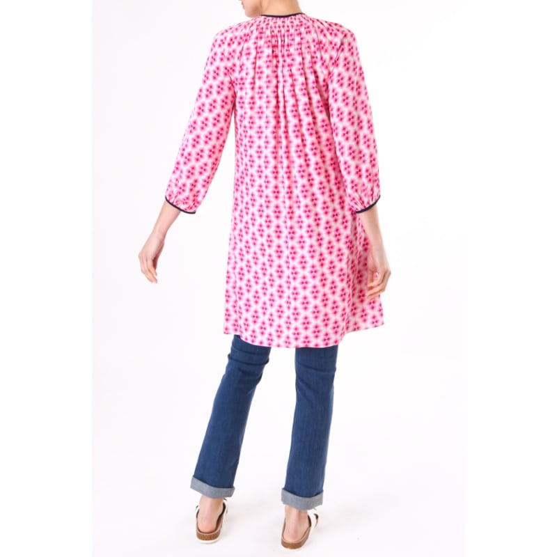 Thumbnail of Hartford Dress Pink Crazy Pav Print image