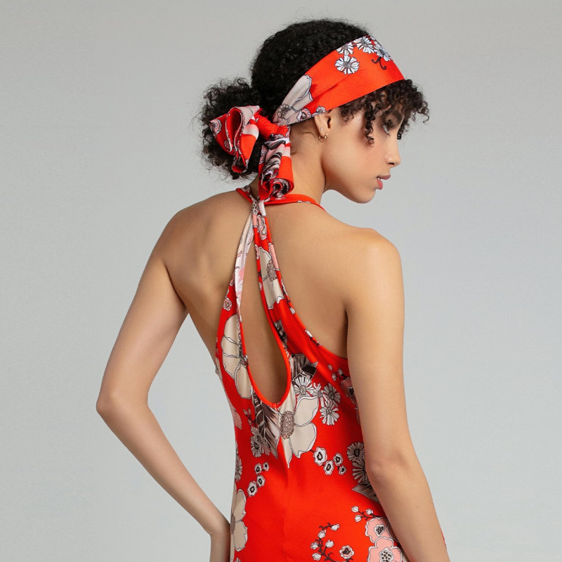 Thumbnail of Hattie Headscarf - Red image