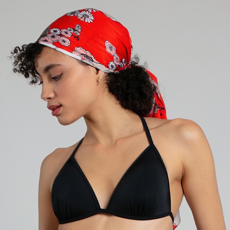 Thumbnail of Hattie Headscarf - Red image