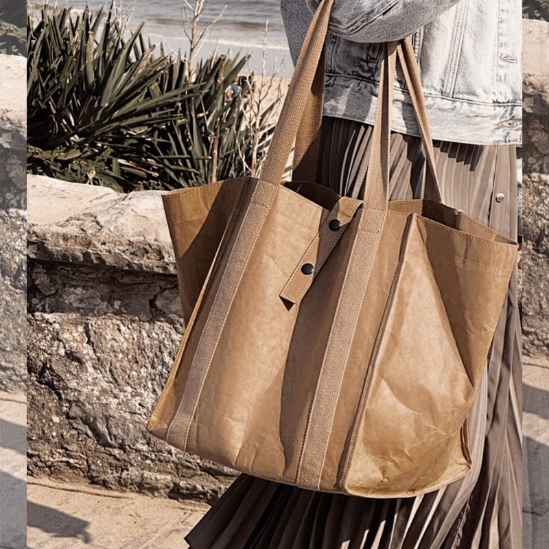 Shopper Tan HAYASHI Wolf Badger