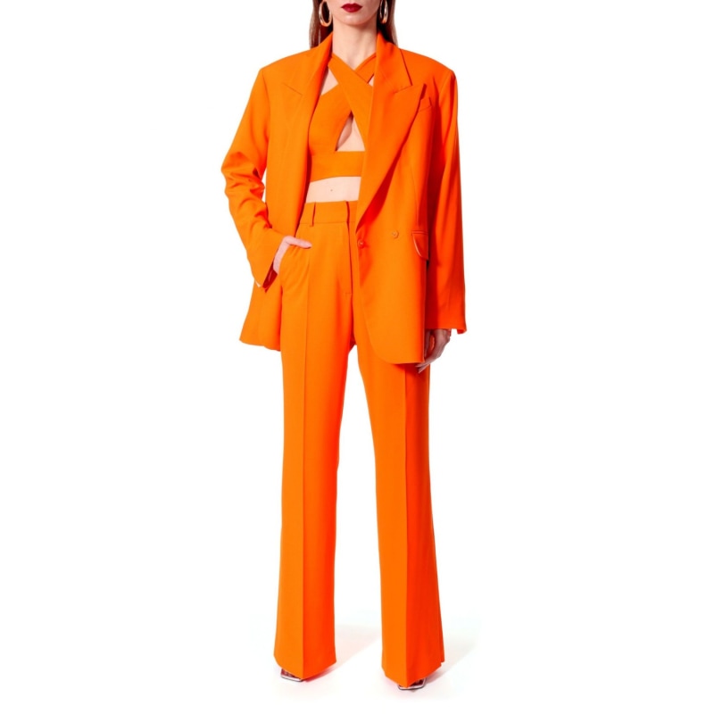 Thumbnail of Camilla Neon Orange Flared Pants image