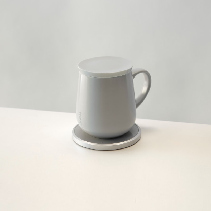 Thumbnail of Ui Fine Ceramic Self-Heating Mug -Soft Grey image