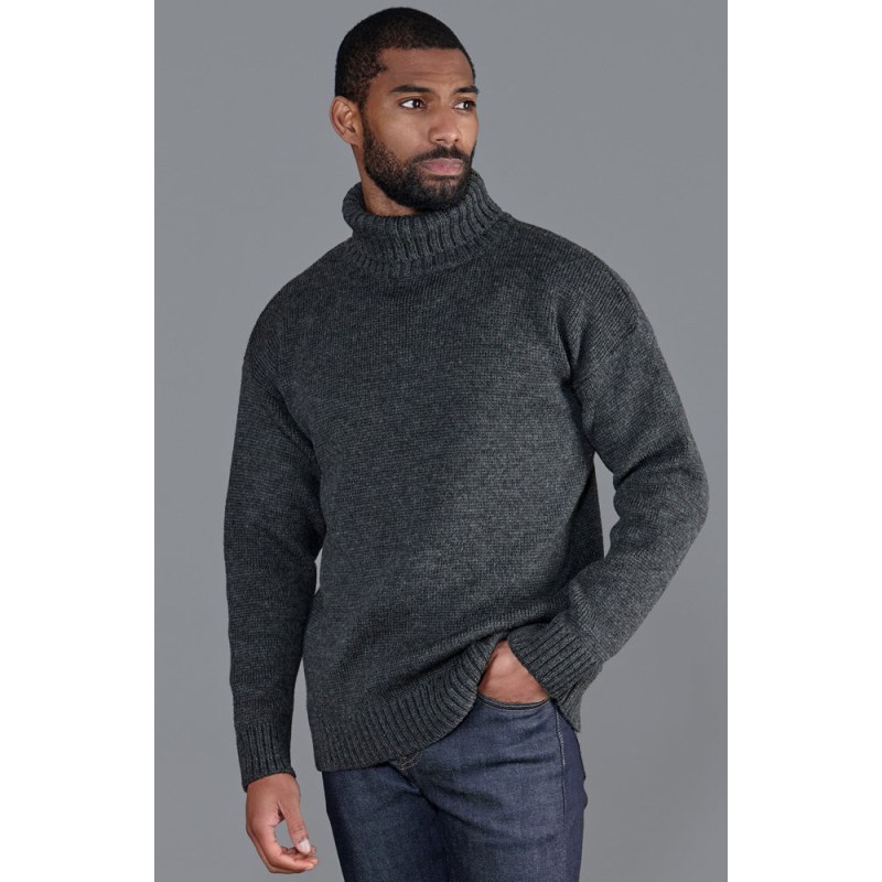 The Merino Submariner - Mens Roll Neck Sweater – Paul James Knitwear