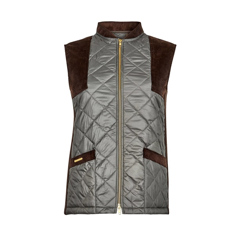 Thumbnail of Quilted Gilet In Green image