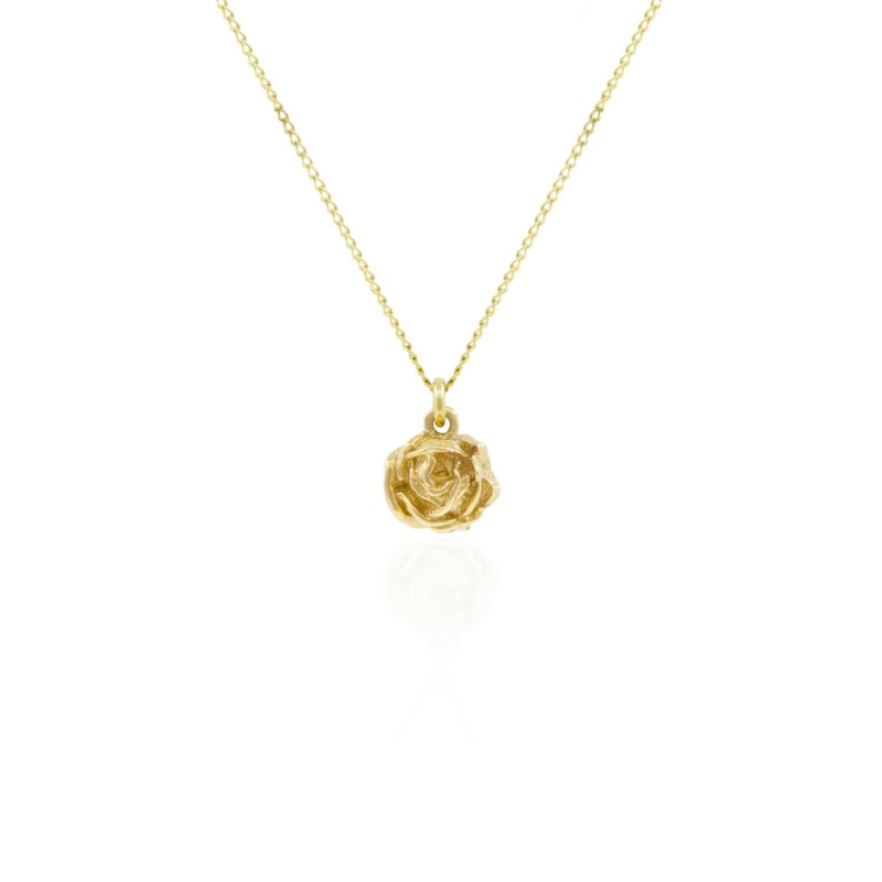 Thumbnail of Rose Necklace – Gold Vermeil image