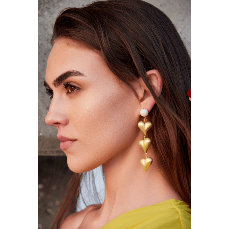 Thumbnail of Heart Of Gold Earrings image
