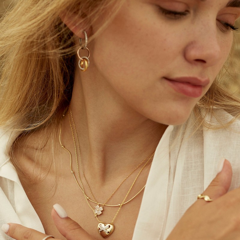 Sterling silver stackable sale necklaces