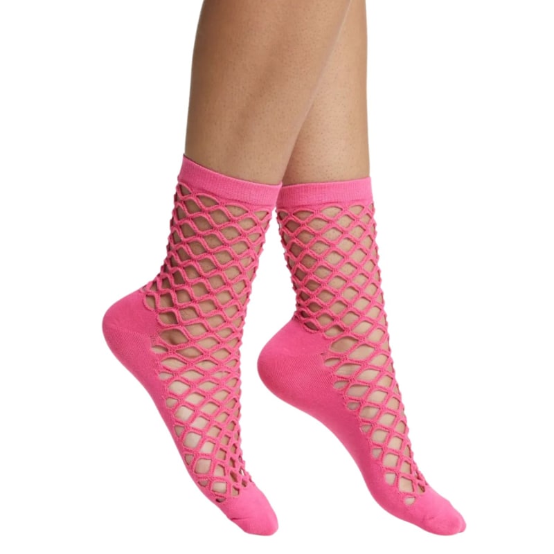 Hedge Fishnet Socks Pink by High Heel Jungle by Kathryn Eisman