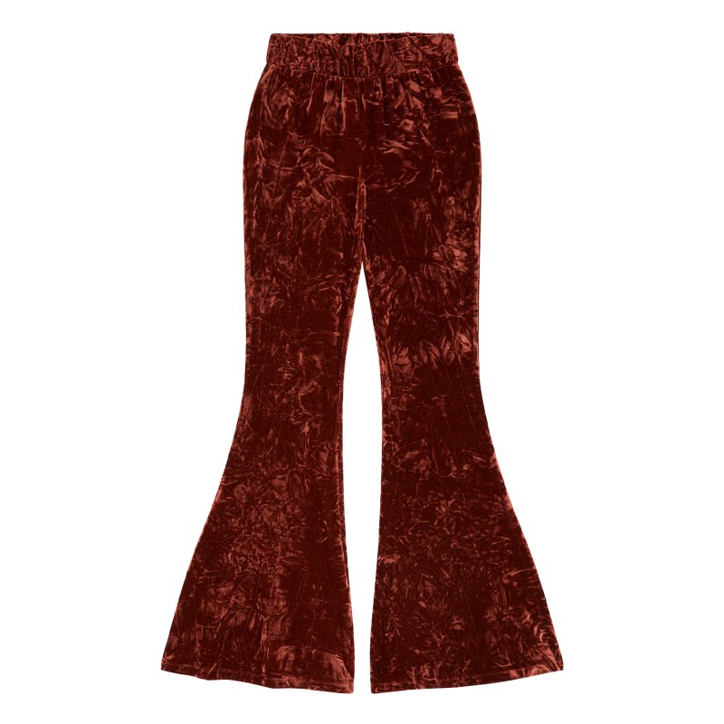 Crushed velvet bell bottoms outlet