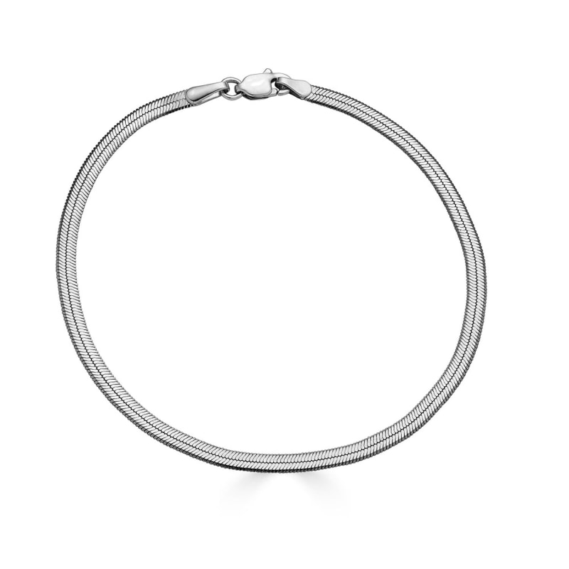 Thumbnail of Herringbone Chain Bracelet - Sterling Silver image