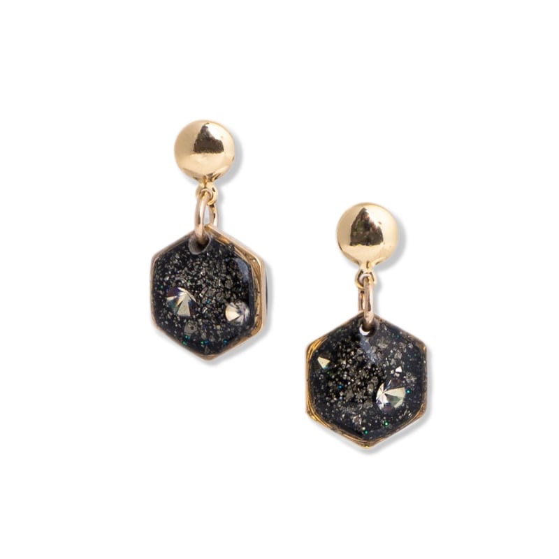 Thumbnail of Hexagon Galaxy Earrings image