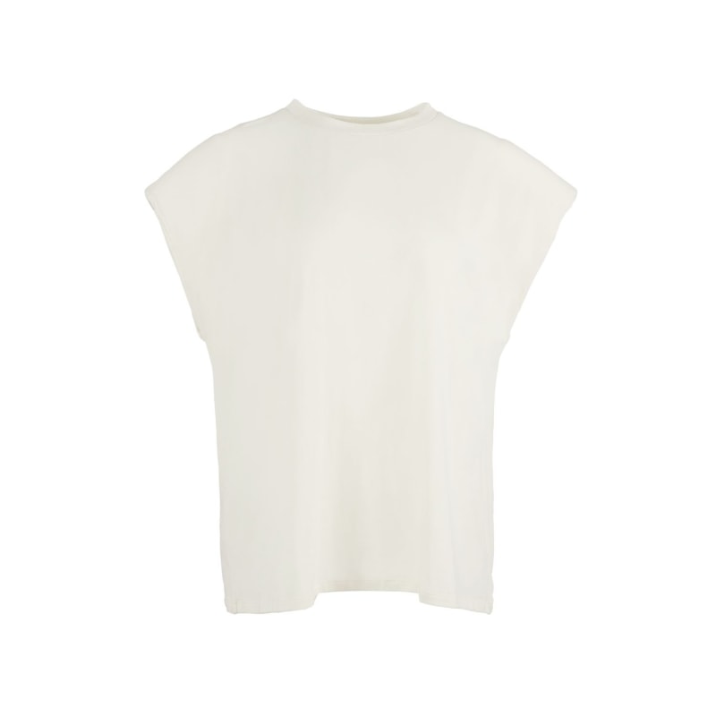 Thumbnail of Muscat - Pyratex Seaweed Fibre Bold Shoulder Tee - Powder White image