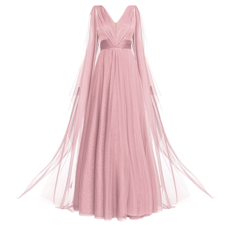 Thumbnail of Tulle Evening Gown Dusty Pink image