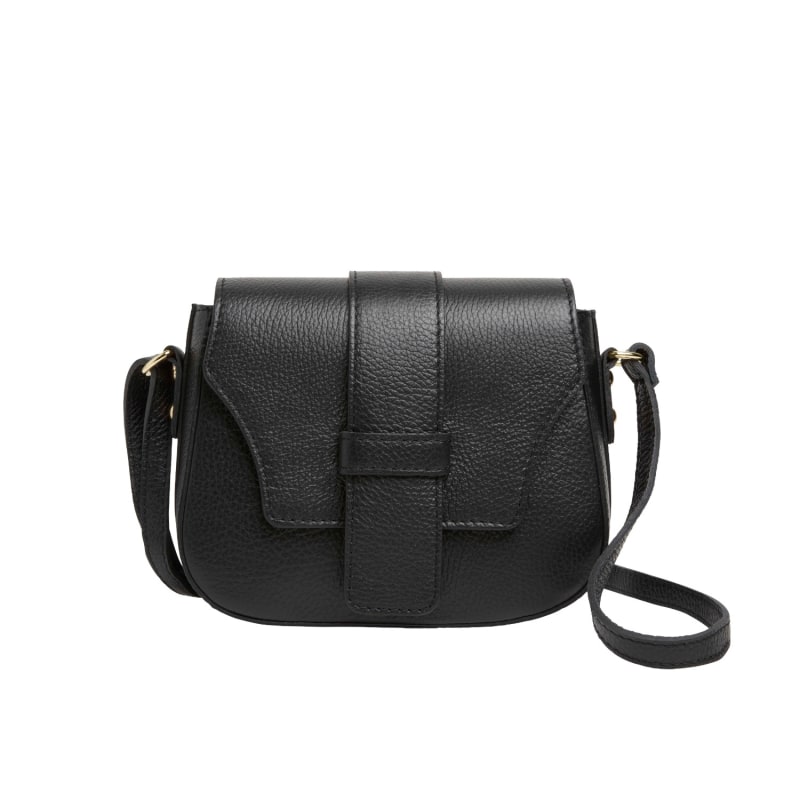 Thumbnail of Apulia Satchel Crossbody Bag In Black image