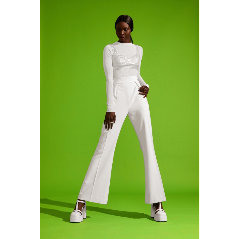 Green bell bottom pants 2025