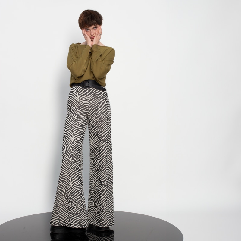 High Waist Jacquard Pants | gaffer&fluf | Wolf & Badger 