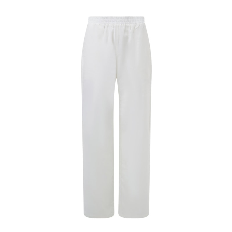Thumbnail of High Waist Linen Trousers White image