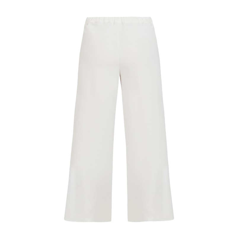  White Silk Pants