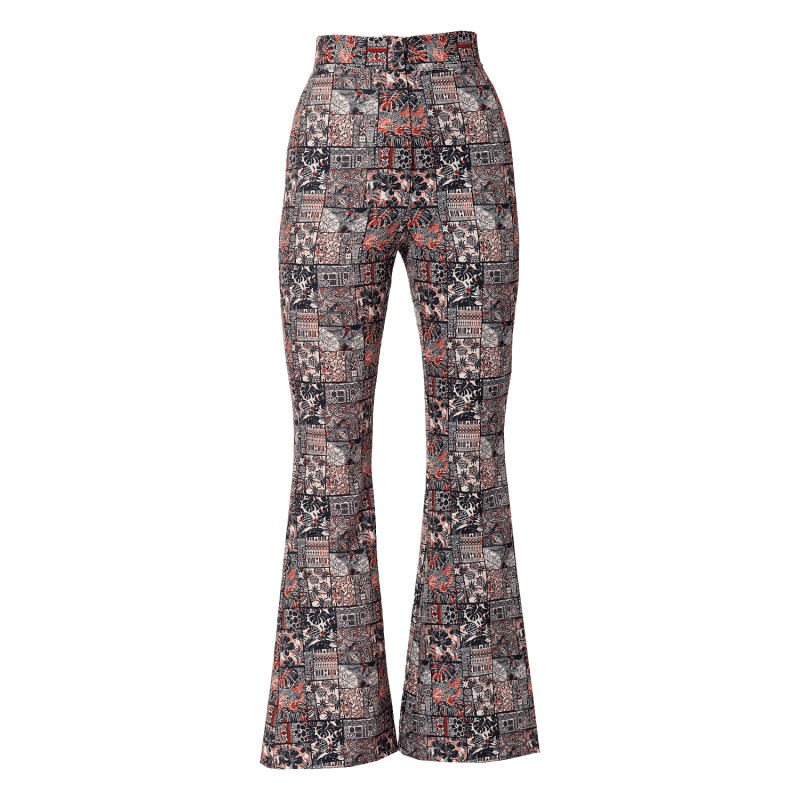 High waisted bell bottom dress pants on sale