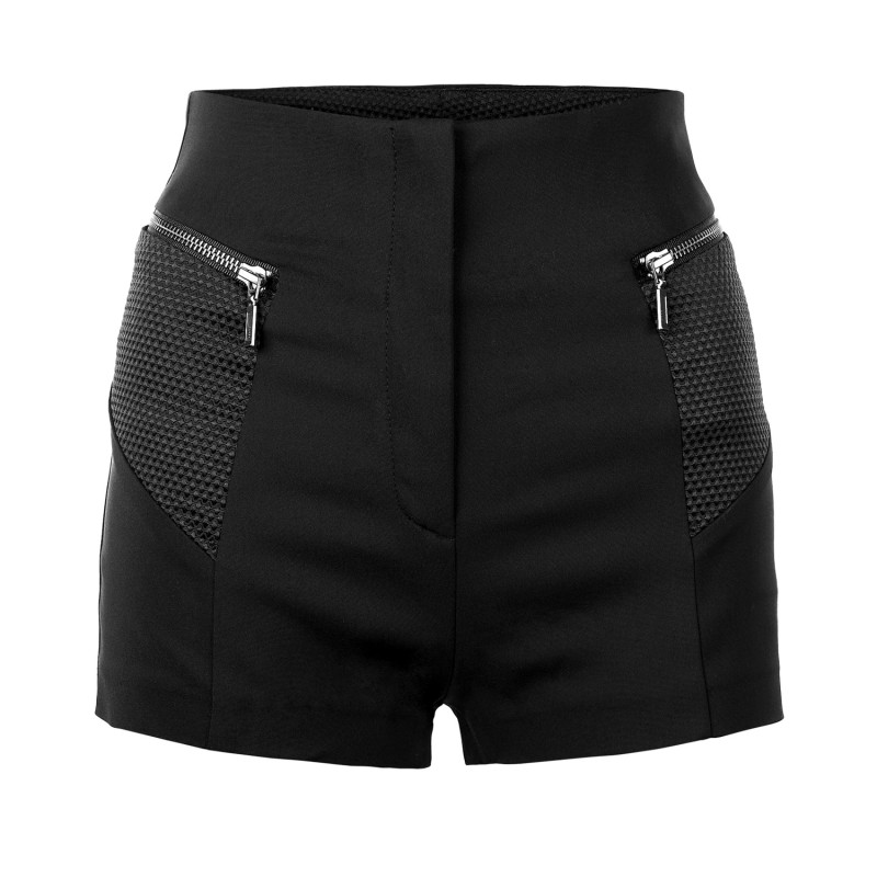 Fitted black shorts new arrivals