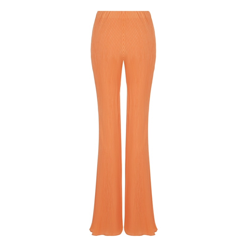 Camilla Neon Orange Flared Pants, Aggi