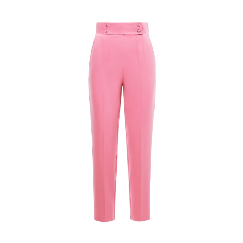 High Waisted Slim Pants Pink, Nissa