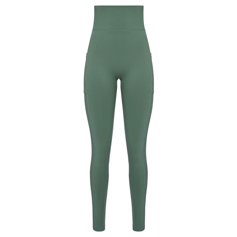 High Waisted Tech Bio Attivo Legging With Pockets Te Verde, Balletto  Athleisure Couture