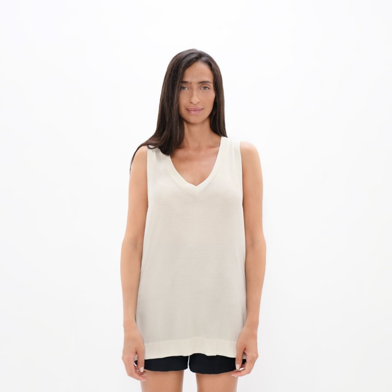 Thumbnail of Cusco - Pyratex Seaweed Fibre Tank Top - White image