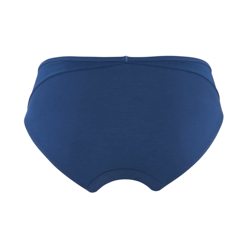 Girls Organic Cotton Brief | Crayon Blue