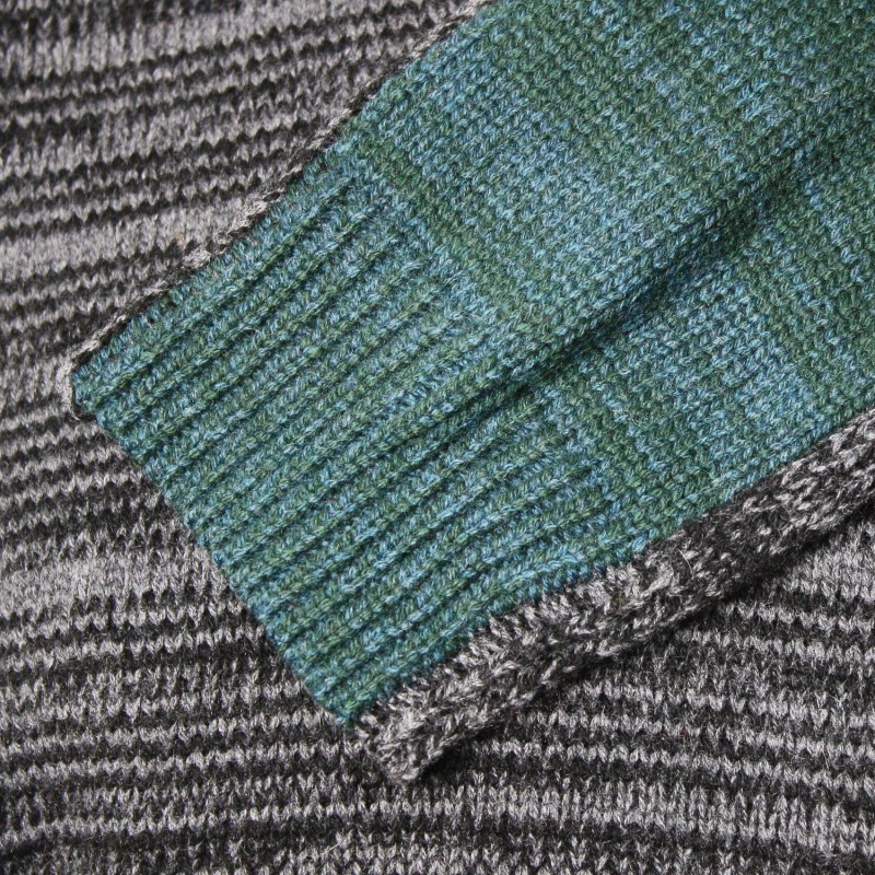 Thumbnail of Sweet Shawl Neck Sweater In Charcoal image