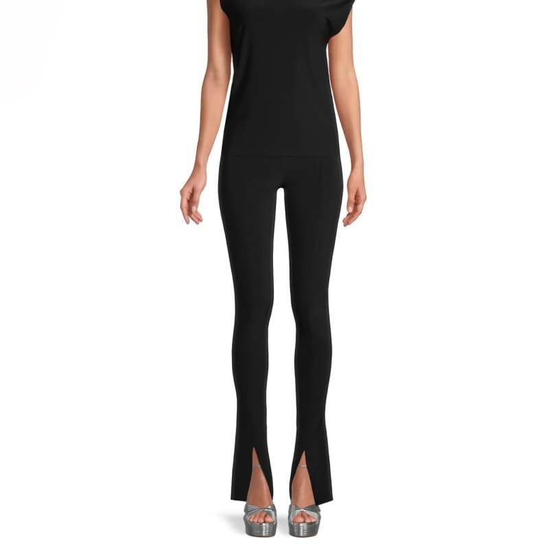 Thumbnail of Stretch Matt Jersey Slim Flare Leg Pants - The Christopher image