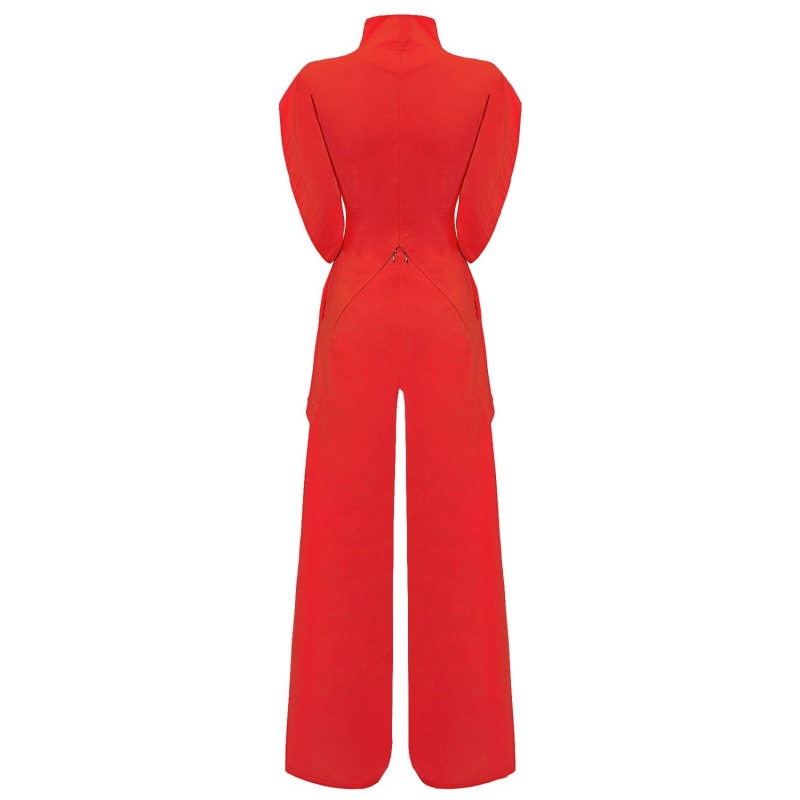 Thumbnail of Monosuit Jumpsuit Lea With Pants- Skirt - Red image