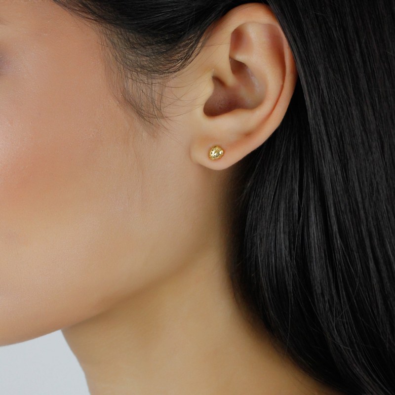 Thumbnail of Ladybird Earrings - Gold - Wings Open image