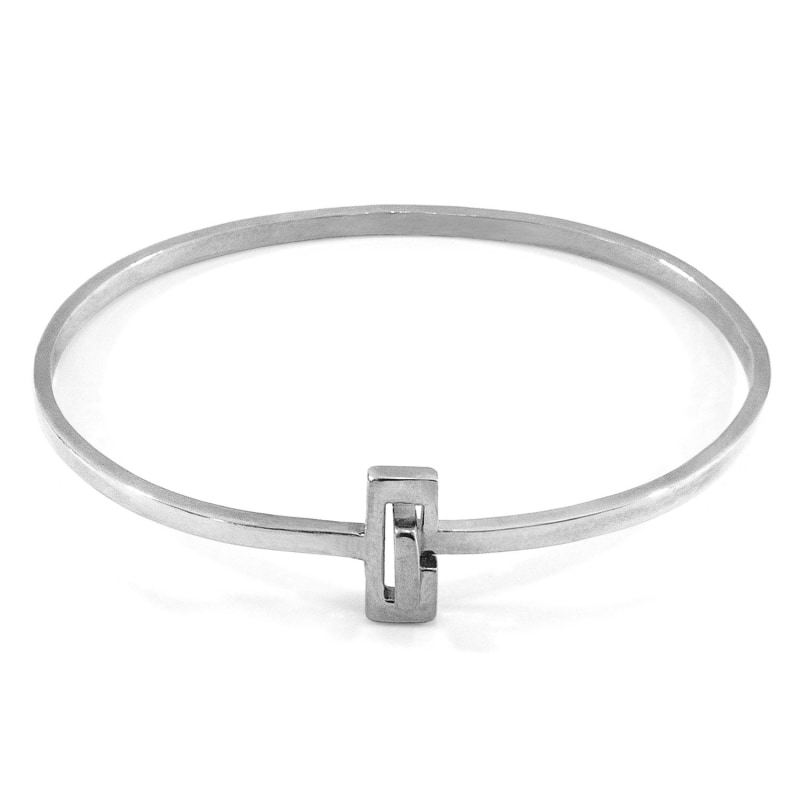 Thumbnail of Soames Gate Midi Silver Bangle image