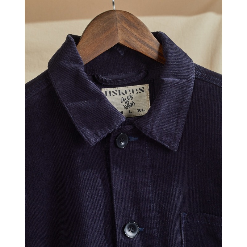 Thumbnail of 3001 Buttoned Cord Overshirt - Midnight Blue image