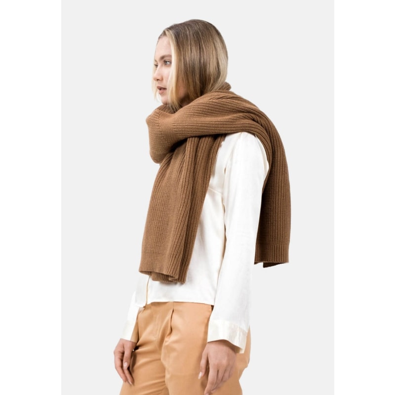 Thumbnail of Olden Ola - Blanket Scarf - Brown image