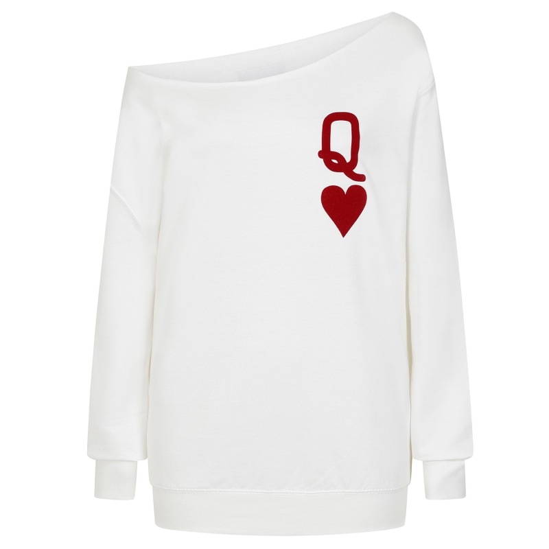 Queen of hearts sweatshirt best sale