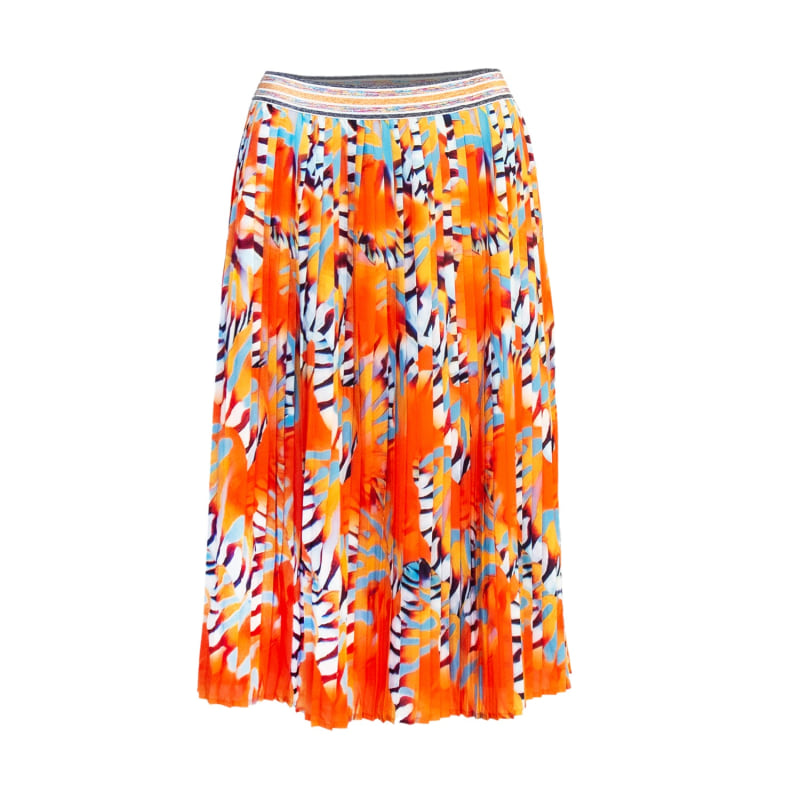 Thumbnail of Pleated Skirt Orange Sea image