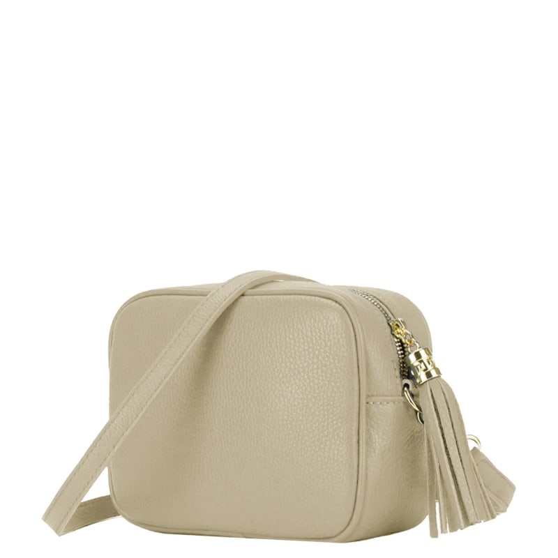 Taupe Leather Tassel Camera Bag | Bxyay Sostter Wolf & Badger
