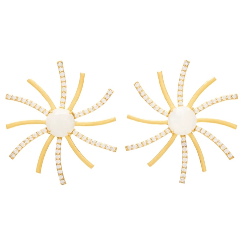 Thumbnail of Golden Big Gaga Earrings image