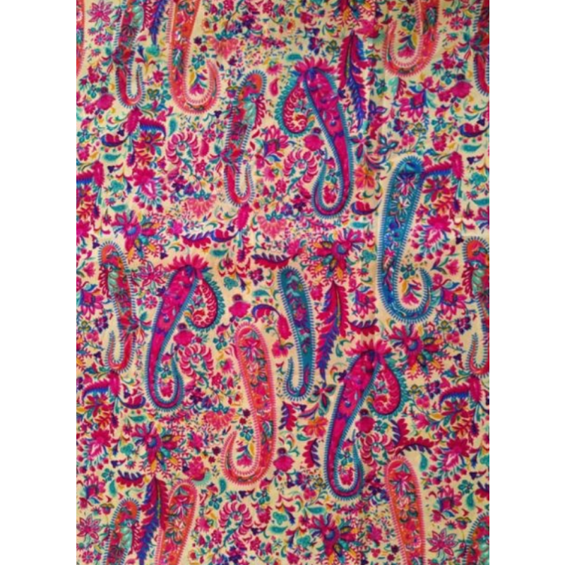 Thumbnail of Sara -Pink Paisley Skater Style Shirt Dress image