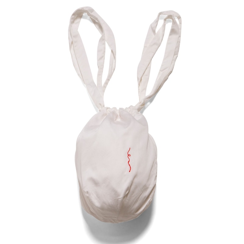 Thumbnail of Bamboo Silk Beanie Bag White image