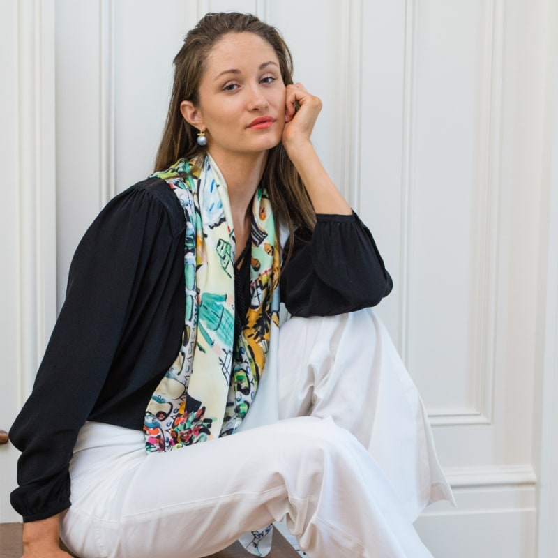 Thumbnail of Paris Silk Scarf image