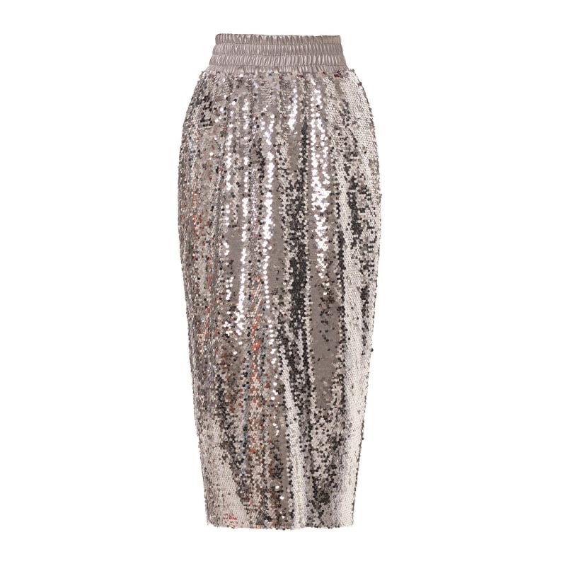Pencil skirt glitter heels on sale